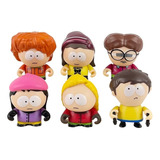 Kit 6 Miniaturas South Park Desenho Wendy Jimmy Coleção 6cm